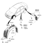 Diagram for Hyundai Accent Wheelhouse - 86812-1R000