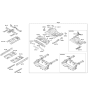 Diagram for 2015 Hyundai Accent Floor Pan - 65513-1R350