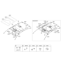 Diagram for 2015 Hyundai Accent Sun Visor - 85210-1R170-8M