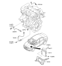 Diagram for 2011 Hyundai Accent Engine Control Module - 39110-2BAS9