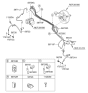 Diagram for 2014 Hyundai Accent Hydraulic Hose - 58732-1R000