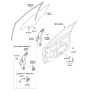 Diagram for Hyundai Accent Window Regulator - 82403-1R110