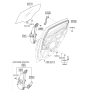 Diagram for 2014 Hyundai Accent Window Regulator - 83403-1R110