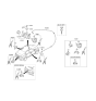 Diagram for Hyundai Trunk Lock Cylinder - 81250-1RB00