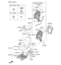 Diagram for 2011 Hyundai Accent Seat Cover - 88160-1R400-N2T