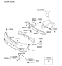 Diagram for 2014 Hyundai Accent Bumper - 86611-1R000