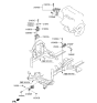 Diagram for 2012 Hyundai Accent Engine Mount - 21825-3X000