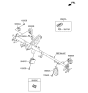 Diagram for Hyundai Accent Turn Signal Flasher - 95550-1R000