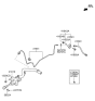 Diagram for Hyundai Hydraulic Hose - 41631-1R200
