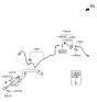 Diagram for Hyundai Clutch Hose - 41631-1R200