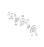 Diagram for Hyundai Steering Knuckle - 51716-1R502