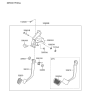 Diagram for 2013 Hyundai Accent Brake Pedal - 32800-1R300