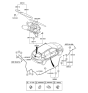 Diagram for 2012 Hyundai Accent Wiper Arm - 98811-1R000