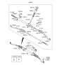 Diagram for Hyundai Rack And Pinion - 56500-1R100