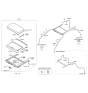 Diagram for 2012 Hyundai Accent Weather Strip - 81613-1R000