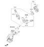 Diagram for 2014 Hyundai Accent Wiper Switch - 93420-2K050