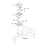 Diagram for 2011 Hyundai Accent Battery Terminal - 37180-1R100