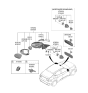 Diagram for Hyundai Genesis Electrified GV70 Car Mirror - 85110-T6100