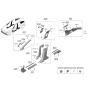 Diagram for 2019 Hyundai Ioniq Coil Springs - 85831-3K010