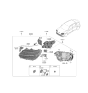 Diagram for 2023 Hyundai Genesis GV60 Side Marker Light - 92187-CU100