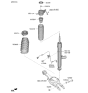 Diagram for Hyundai Genesis GV60 Shock And Strut Mount - 55310-L0000