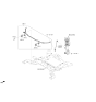 Diagram for 2023 Hyundai Genesis GV60 Sway Bar Bushing - 54813-CU000