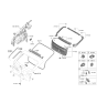 Diagram for Hyundai Genesis GV70 Door Striker - 81810-T6000