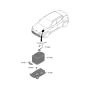 Diagram for 2023 Hyundai Ioniq 5 Battery Tray - 37150-GI000