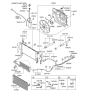 Diagram for 2010 Hyundai Genesis Coupe Fan Blade - 25231-2M000