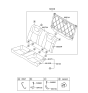 Diagram for 2011 Hyundai Genesis Coupe Seat Cushion - 89150-2M000