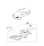 Diagram for 2011 Hyundai Genesis Coupe Light Socket - 92430-2M050