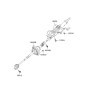 Diagram for 2011 Hyundai Genesis Coupe Steering Column - 56300-2M100