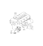 Diagram for 2008 Hyundai Genesis Coupe Throttle Body Gasket - 35101-25200