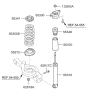 Diagram for 2010 Hyundai Genesis Coupe Shock Absorber - 55311-2M250