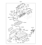 Diagram for 2011 Hyundai Genesis Coupe Oil Filter - 46384-4C000