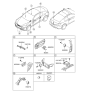 Diagram for 2010 Hyundai Genesis Coupe Air Bag Control Module - 95910-2M200