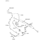 Diagram for 2011 Hyundai Genesis Coupe Power Steering Hose - 57510-2M000