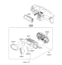 Diagram for 2011 Hyundai Genesis Coupe Instrument Cluster - 94001-2M220