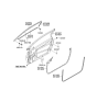 Diagram for Hyundai Genesis Coupe Door Seal - 82220-2M001