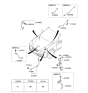 Diagram for 2012 Hyundai Genesis Coupe Battery Cable - 91860-2M000