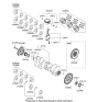 Diagram for 2008 Hyundai Genesis Coupe Rod Bearing - 23060-3C701