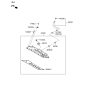 Diagram for 2010 Hyundai Genesis Coupe Crankcase Breather Hose - 26720-3C750