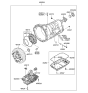 Diagram for 2008 Hyundai Genesis Coupe Oil Pump - 46110-49600