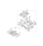 Diagram for 2008 Hyundai Genesis Coupe Floor Pan - 65100-2M000