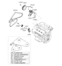 Diagram for 2008 Hyundai Genesis Coupe Water Pump - 25110-2C400