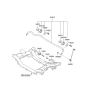 Diagram for Hyundai Sway Bar Bushing - 54813-2M000