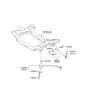 Diagram for 2009 Hyundai Genesis Coupe Control Arm Bushing - 54551-2M000