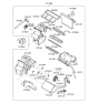 Diagram for 2012 Hyundai Genesis Coupe Heater Core - 97138-2M000