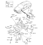 Diagram for Hyundai Crankshaft Position Sensor - 39610-3C500