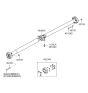 Diagram for Hyundai Genesis Coupe Drive Shaft - 49300-2M151